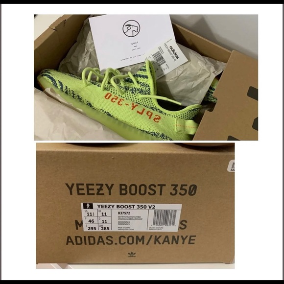 yeezy frozen yellow box